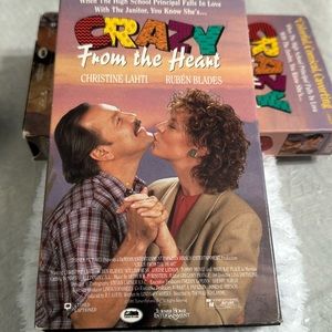 Crazy From The Heart VHS Tape with Christine Lahti and Ruben Blades